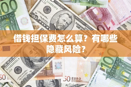 武汉借钱担保费怎么算？有哪些隐藏风险？