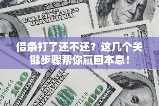 武汉借条打了还不还？这几个关键步骤帮你赢回本息！