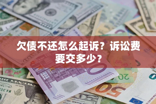 武汉欠债不还怎么起诉？诉讼费要交多少？