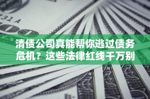 武汉清债公司真能帮你逃过债务危机？这些法律红线千万别踩