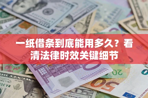 武汉一纸借条到底能用多久？看清法律时效关键细节