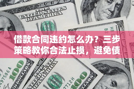 武汉借款合同违约怎么办？三步策略教你合法止损，避免债务危机升级