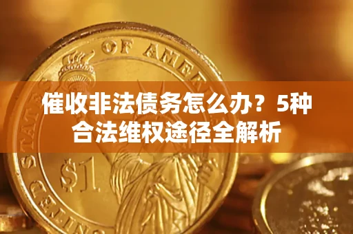 武汉催收非法债务怎么办？5种合法维权途径全解析