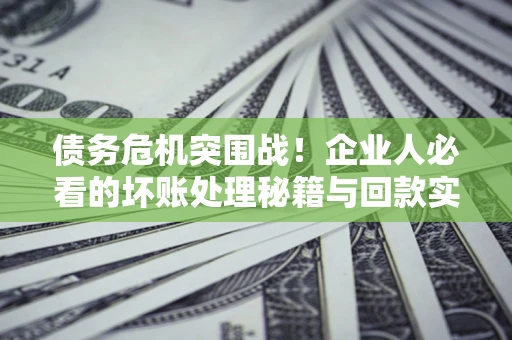 武汉债务危机突围战！企业人必看的坏账处理秘籍与回款实战指南