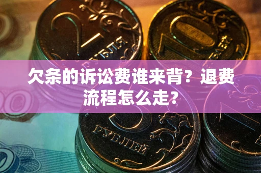 武汉欠条的诉讼费谁来背？退费流程怎么走？